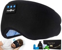 MUSICOZY Sleep słuchawki Bluetooth 5.4 Opaska na głowę Śpiące oczy Maska dla mamy Kobiety Mężczyźni Wireless Music Earbuds Kolczyki dla Side Sleepers Built- w głośniki HD Fajne gadżety Unikalne prezenty